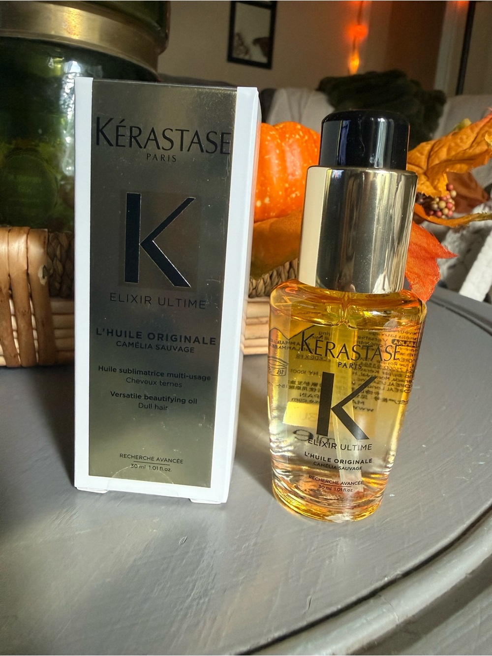Kerastase Elixir Ultime Hair Oil - Gold and Black Bottle